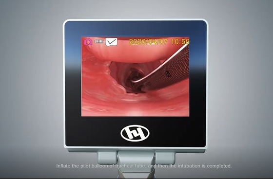 Laringoscopio di Digital del metallo del Medico-grado di HYHJ-KC video dell'anti della nebbia sistema materiale della macchina fotografica
