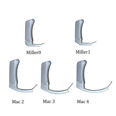 Laringoscopio di 5 Mac Miller Blades Medical Digital Video con lo stinco ergonomico della mano