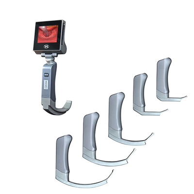 Video laringoscopio riutilizzabile LCD a 3,5 pollici di CMOS video intubazione di risoluzione 1200*1600px