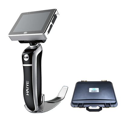 Video laringoscopio medico per l'intubazione delle vie aeree con schermo da 3&quot; all-in-one con lame monouso