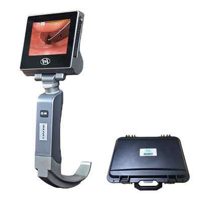 Nessuno schermo LCD a 3,0 pollici di intubazione ottica impermeabile delle vie aeree del laringoscopio del punto cieco 3400mA