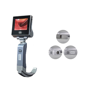 Video laringoscopio rigido riutilizzabile LCD da 3 pollici Video laringoscopio con 5 lame