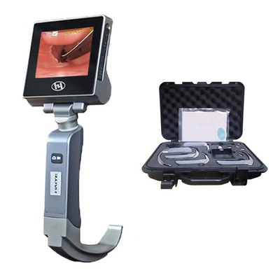 Video laringoscopio rigido riutilizzabile LCD da 3 pollici Video laringoscopio con 5 lame